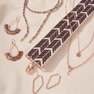 Stella & Dot | Strap | Adjustable Wide Woven Strap